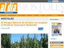 Tablet Screenshot of mostolesaldia.com